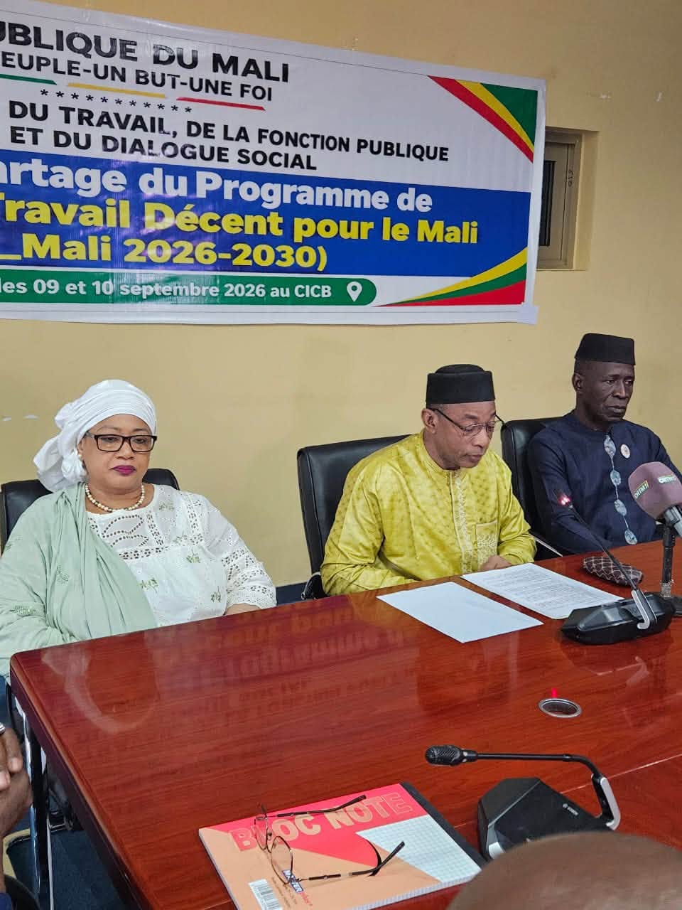 Le Ministre Fassoun Coulibaly lance l’atelier de partage du PPTD-Mali 2026-2030 pour une économie plus formelle et un travail décent pour tous